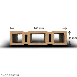 پروفیل چوب پلاستیک RP2