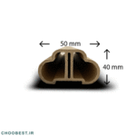 پروفیل چوب پلاست H2