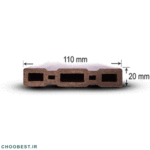 پروفیل چوب پلاستیک ZP