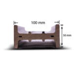 پروفیل چوب پلاست T2