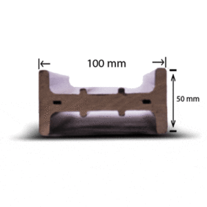 پروفیل چوب پلاست T2 | شرکت چوپکس