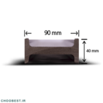 چوبست 25 پروفیل چوب پلاست T1