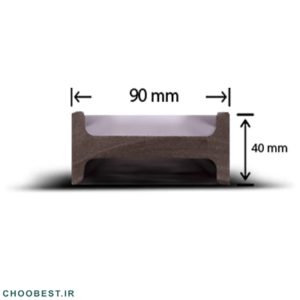 پروفیل چوب پلاست T1| شرکت چوپکس