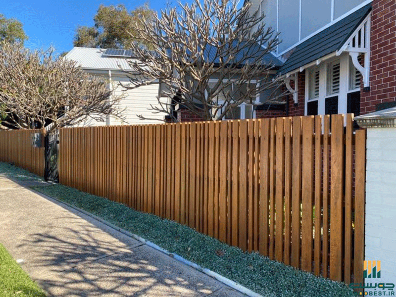 قیمت نرده پلاستیکی طرح چوب