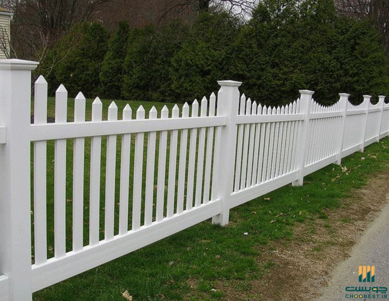 قیمت نرده پلاستیکی طرح چوب