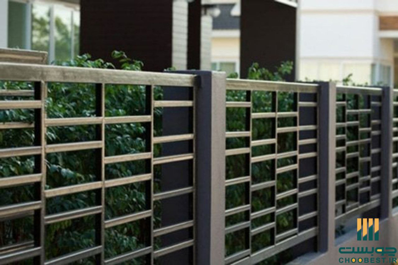 قیمت نرده باغچه استیل