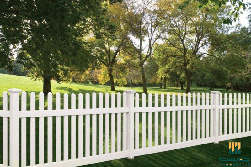 قیمت نرده پلاستیکی طرح چوب