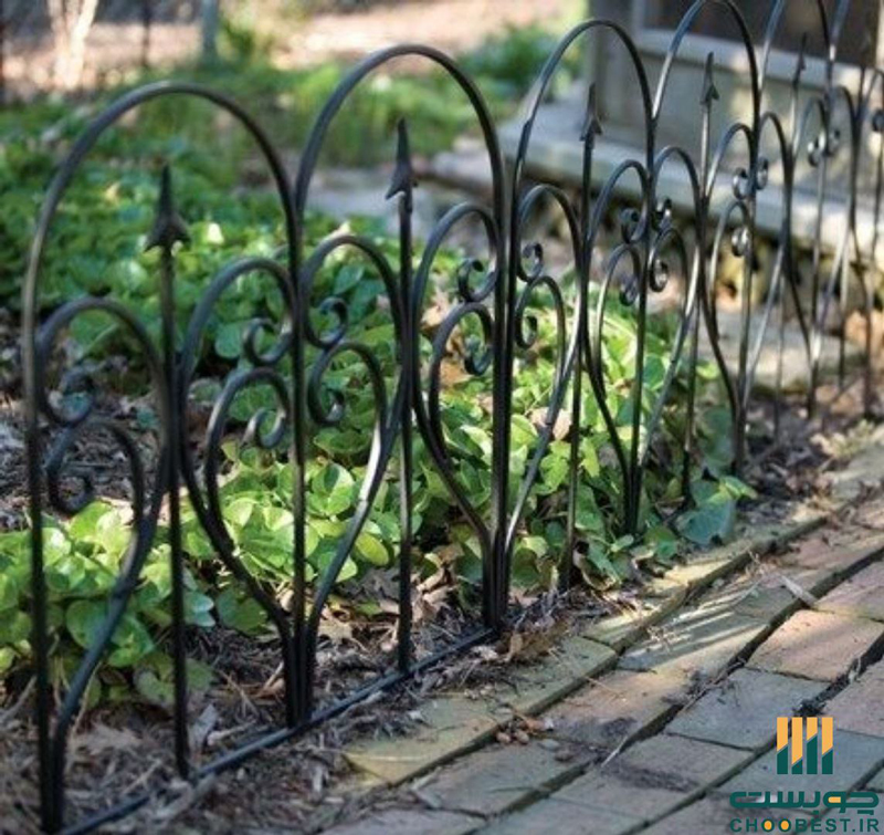 قیمت نرده باغچه فلزی