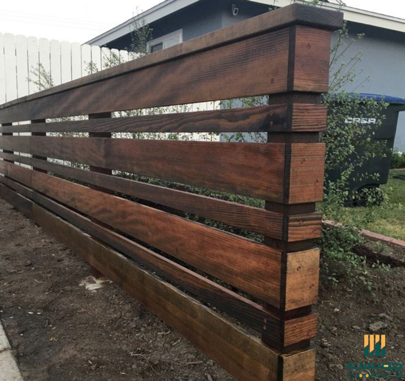 قیمت نرده باغچه چوبی