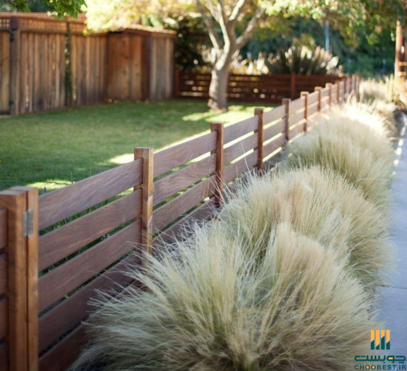 قیمت نرده باغچه چوبی