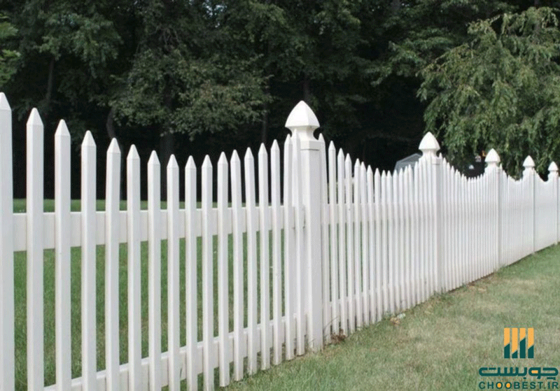 قیمت نرده پلاستیکی طرح چوب