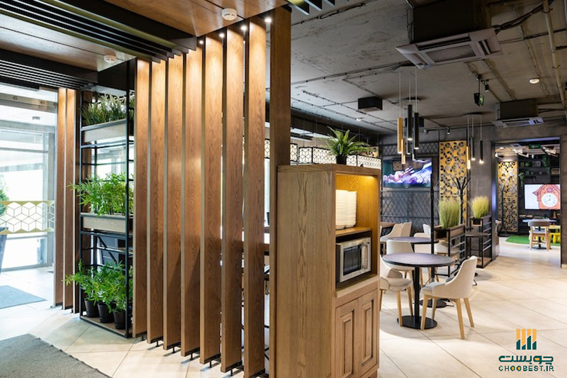 طراحی ورودی رستوران