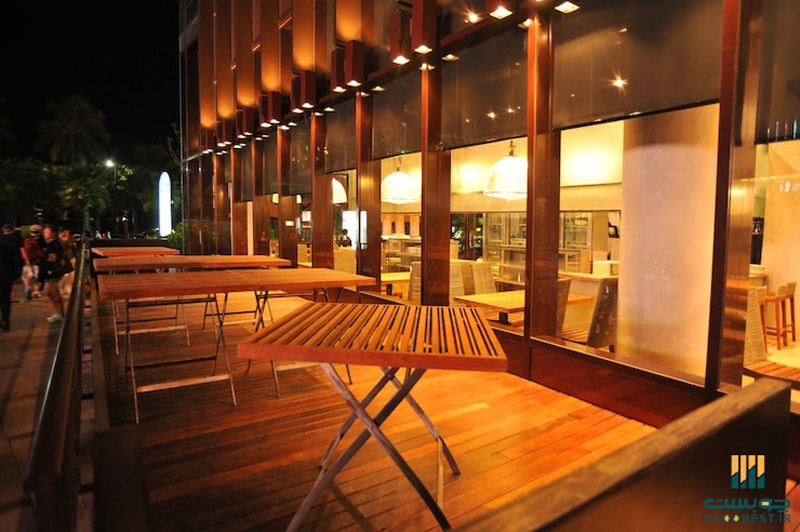 طراحی ورودی رستوران