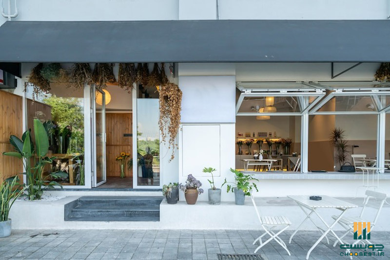 طراحی ورودی رستوران