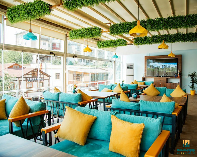 طراحی ورودی رستوران