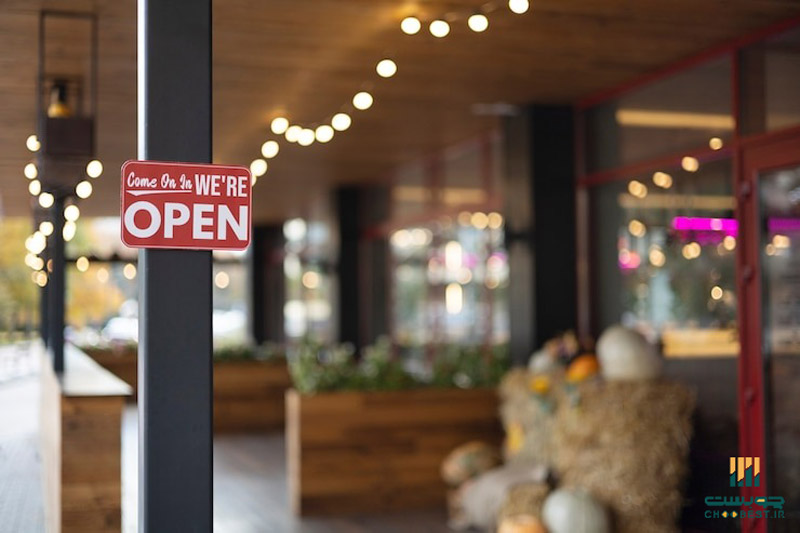 طراحی ورودی رستوران