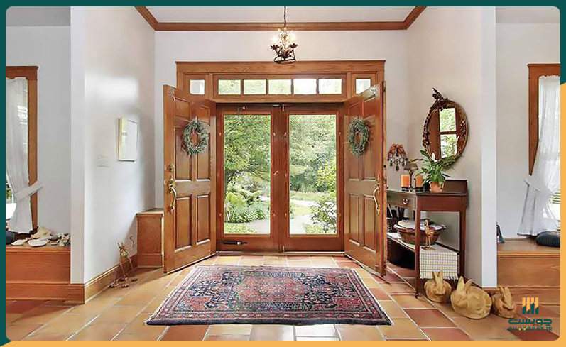 طراحی ورودی خانه بدون راهرو