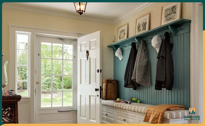 طراحی ورودی خانه بدون راهرو 5 طراحی ورودی خانه بدون راهرو