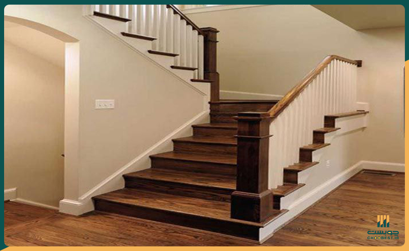 کف پله چوب پلاست