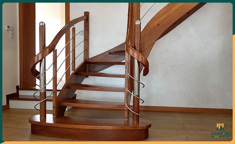 کف پله چوب پلاست