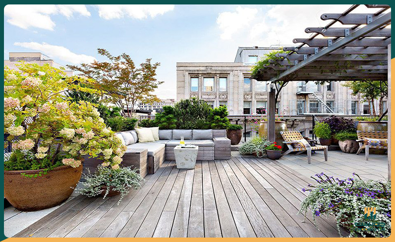 روف گاردن ساده و ارزان