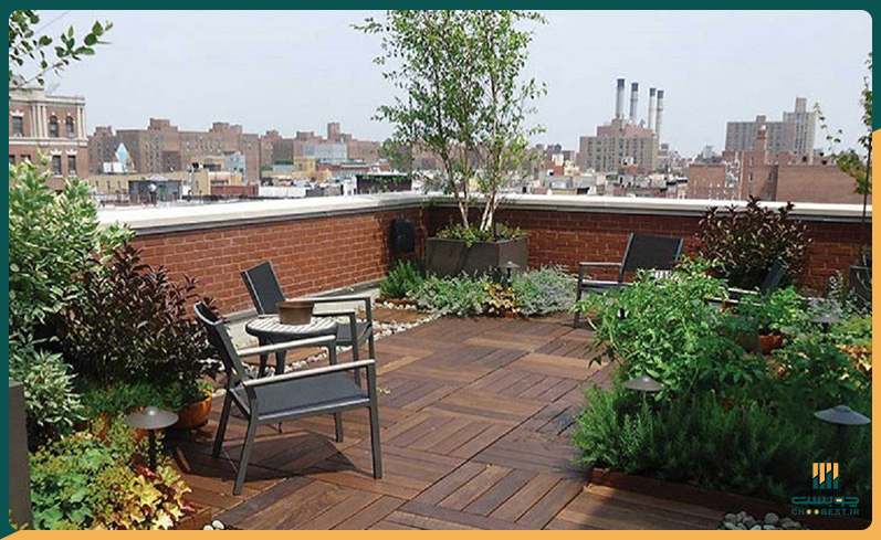 روف گاردن ساده و ارزان 2 روف گاردن ساده و ارزان