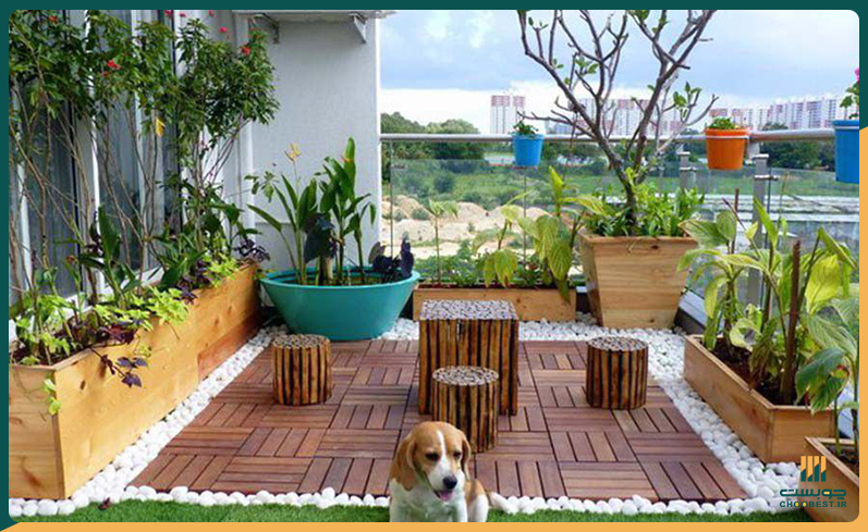 روف گاردن ساده و ارزان 4 روف گاردن ساده و ارزان