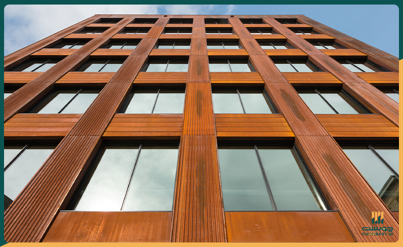 قیمت نماپوش چوبی