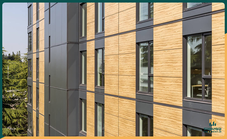 قیمت نماپوش چوبی