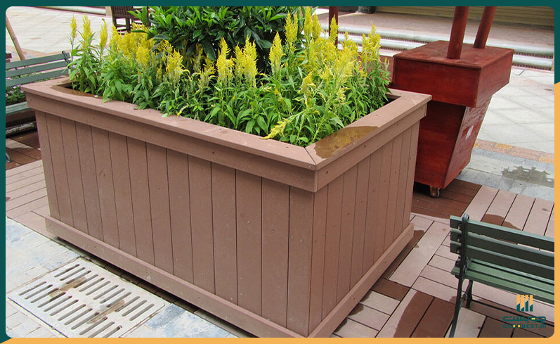 فلاور باکس چوب پلاست 3 فلاور باکس چوب پلاست و مزایا و معایب آن