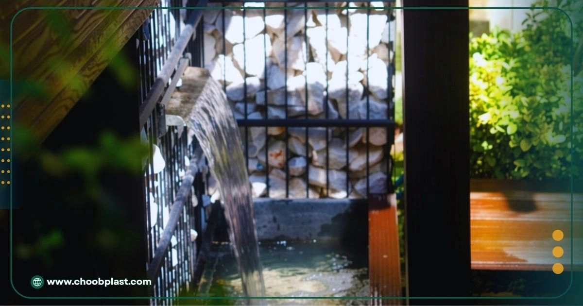 اجرای آبنمای دیواری