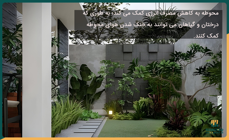 بهترین محوطه سازی ویلا