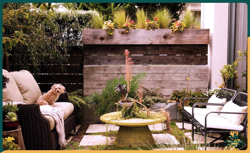 محوطه سازی باغ با کمترین هزینه 14 محوطه سازی باغ با کمترین هزینه