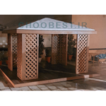 الاچیق چوب پلاست چهار شیب مدل کلاسیک (ابعاد3*3) - Image 2