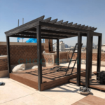 پرگولا چوب پلاست مدل RP3 (ابعاد3*3) - Image 4