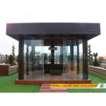 الاچیق چهارفصل با دیواره شیشه ای و کفپوش چوب پلاست (ابعاد4*3) - تصویر 2