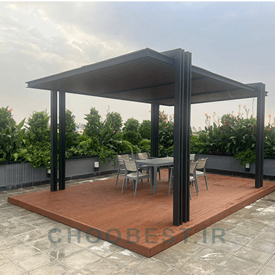 چوبست 38 الاچیق چوب پلاست مدل U