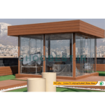 الاچیق چهارفصل با دیواره شیشه ای و کفپوش چوب پلاست (ابعاد4*3) - تصویر 5