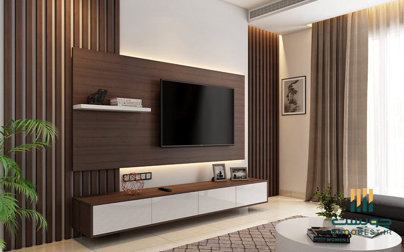 انواع دکور تلویزیون روی دیوار 20 انواع دکور تلویزیون روی دیوار