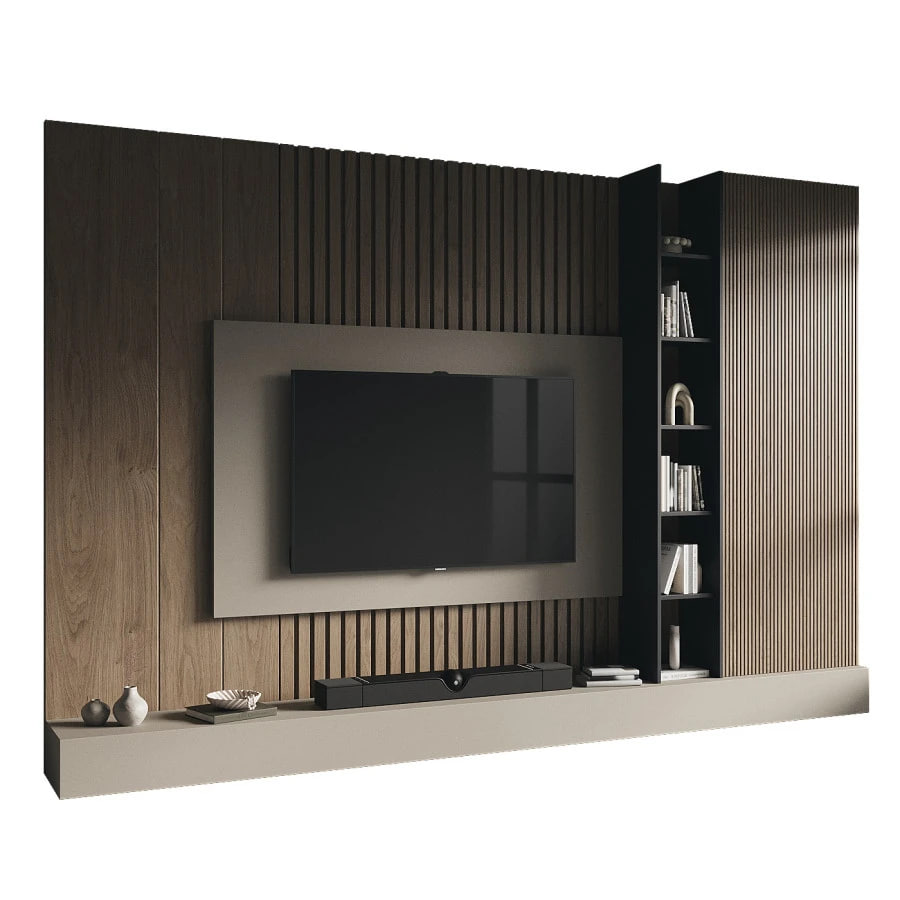 انواع دکور تلویزیون روی دیوار 6 انواع دکور تلویزیون روی دیوار