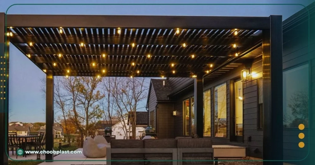 پرگولا چیست؟ ✅[برترین انواع + 4 کاربرد Pergola]