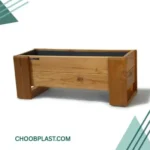 گلدان مستطیل چوبی کد 6425H25