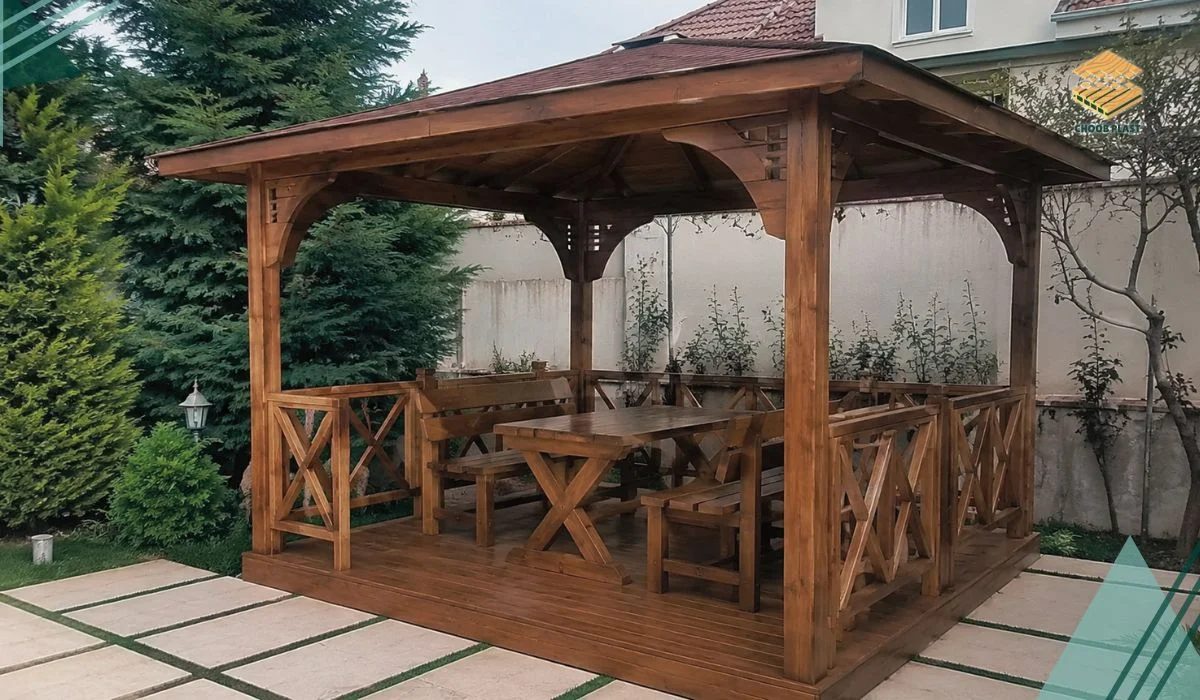 آلاچیق چوبی پیش ساخته